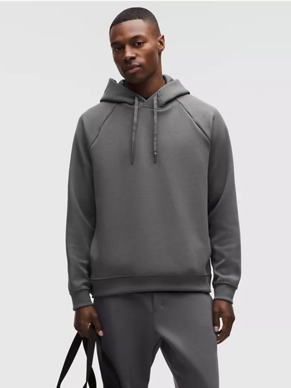 Lululemon Men's Smooth Spacer Classic-Fit Pullover Hoodie Onyx Grey